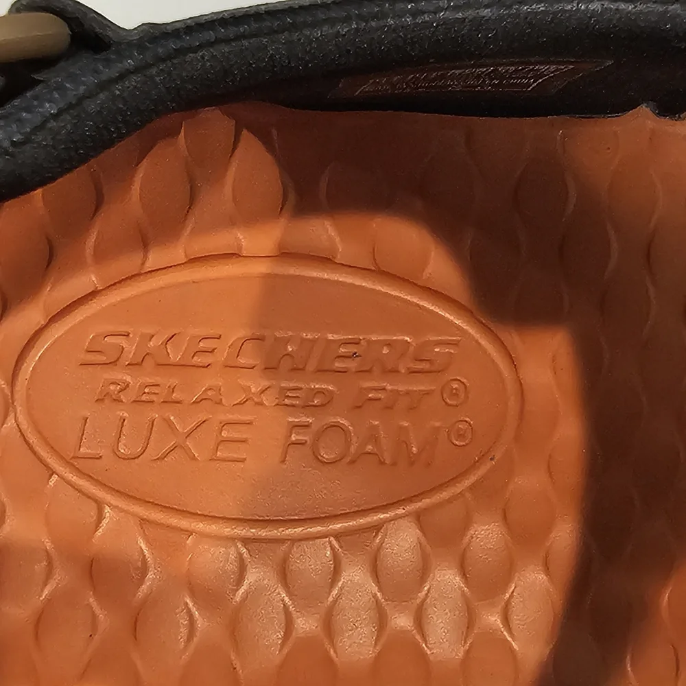 Skechers Men's Tresmen Garo Sandals Relaxed Fit Luxe Foam 204105 Tan Size 13